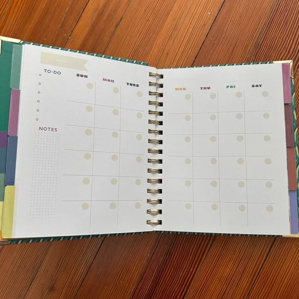 NEW undated planner Tabitha brown